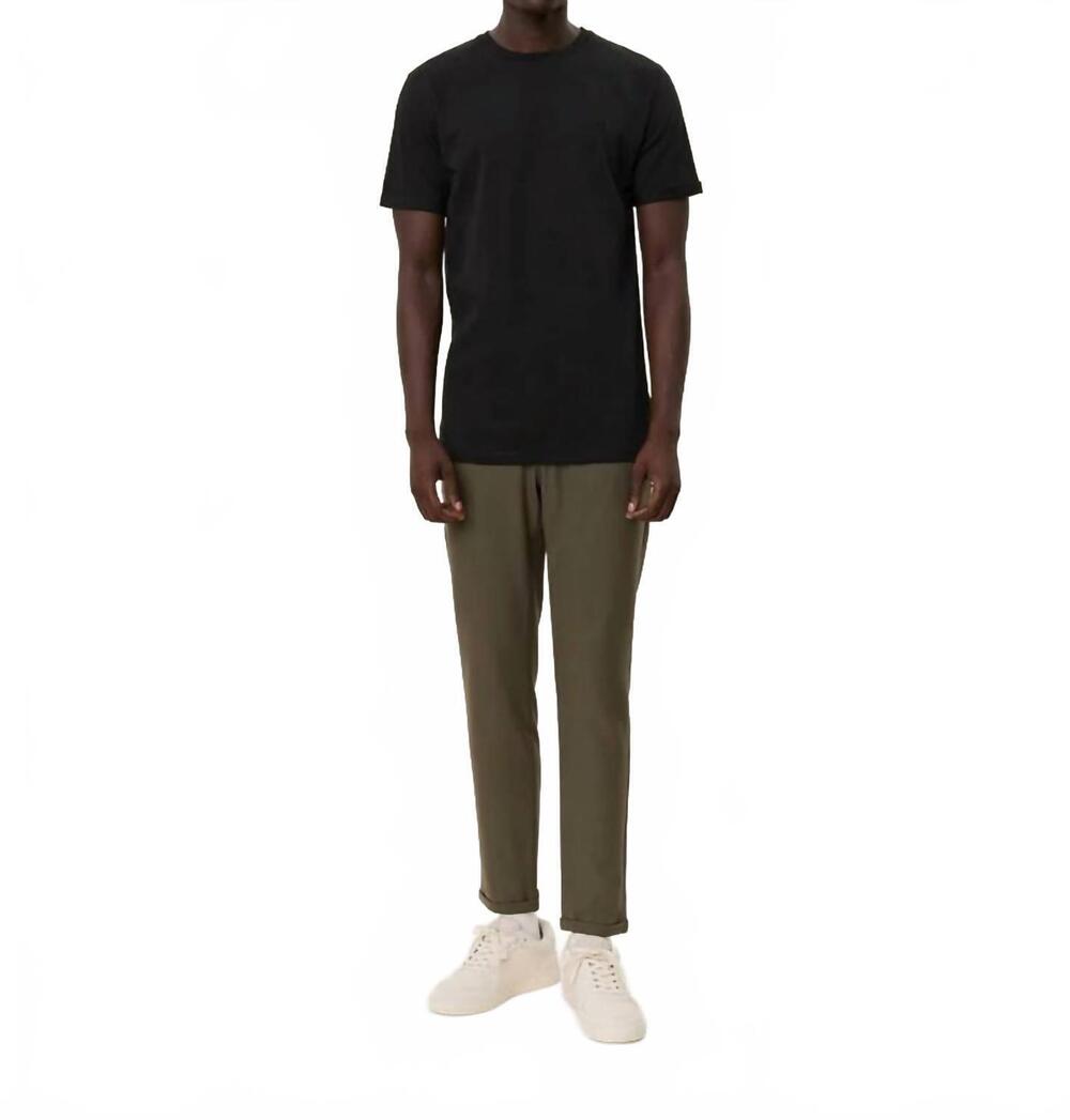 NEW LES DEUX norregaard tonal short sleeve t-shirt in black